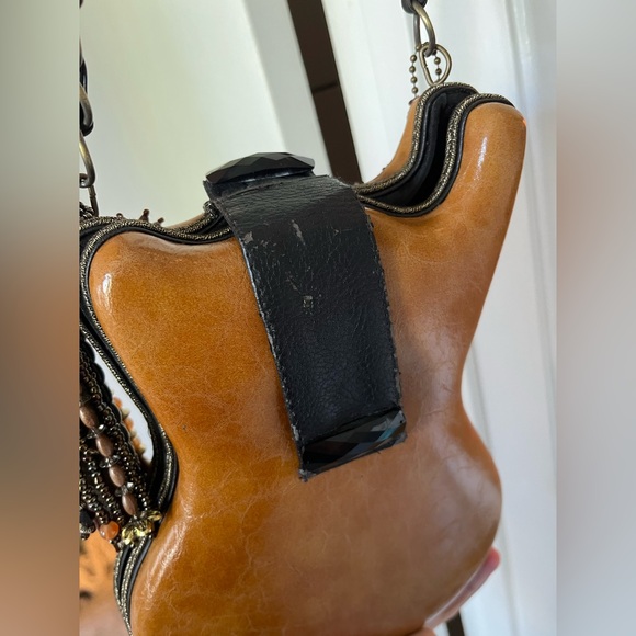 Mary Frances Guitar Hall of Fame Beaded Bag, Vintage Condition - Picture 9 of 12